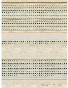 Tapis Rouge Прямоугольный коврик ручной работы Val camonica Tr 1691