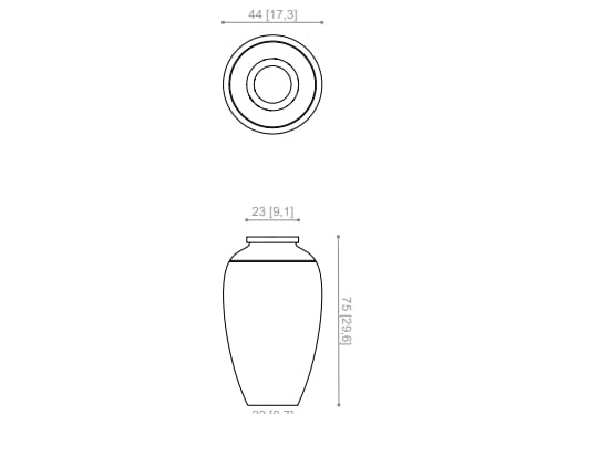 Круглая мраморная ВАЗа Kreoo PRECIOUS ARCH-00113611 - Вид №8