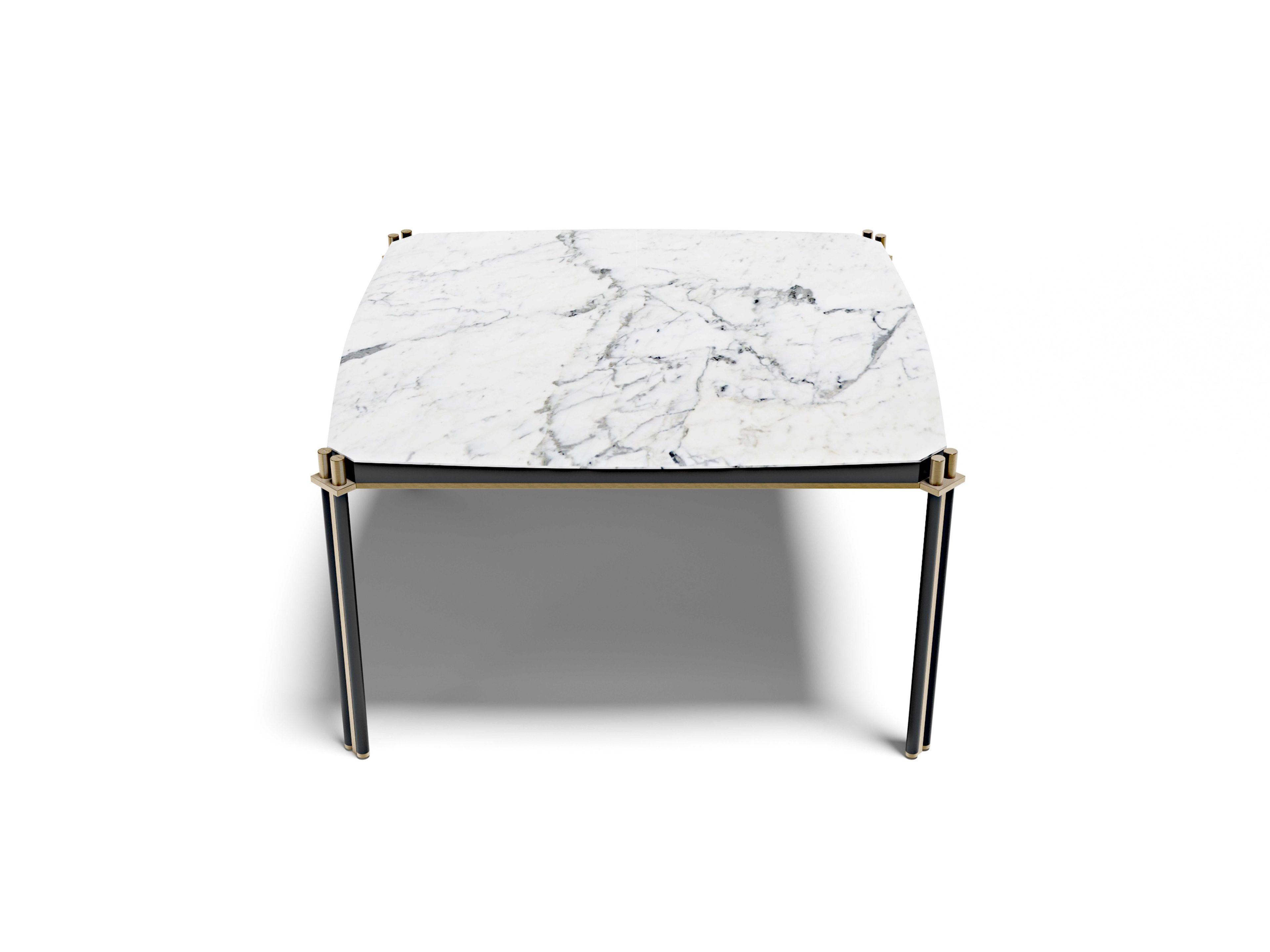 Квадратный стол из мрамора и дерева Capital Collection TUDOR ARCH-00153242 - Вид №2