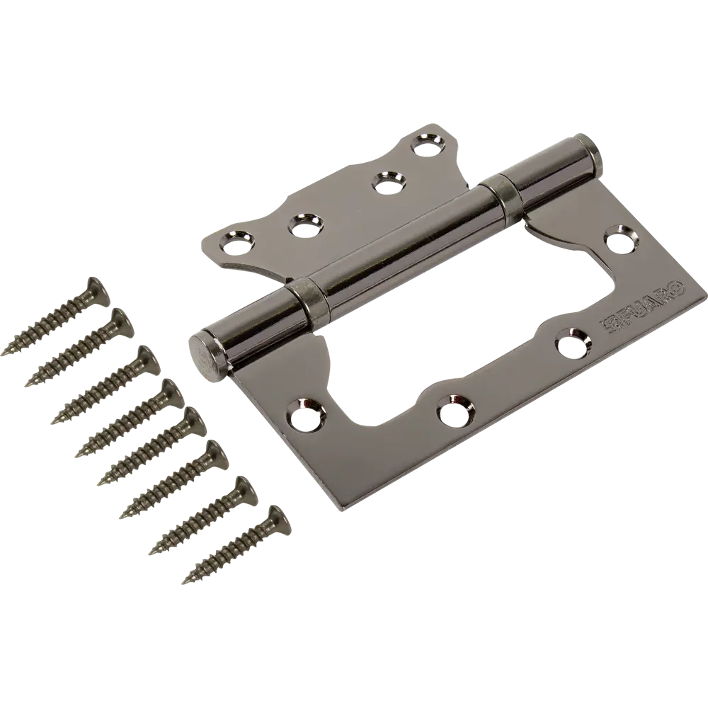 82105963 Петля без врезки N100500/2BB-BN/BL 100x75x2.5 мм сталь цвет глянцевый чёрный STLM-0019058 FUARO Home - Вид №2