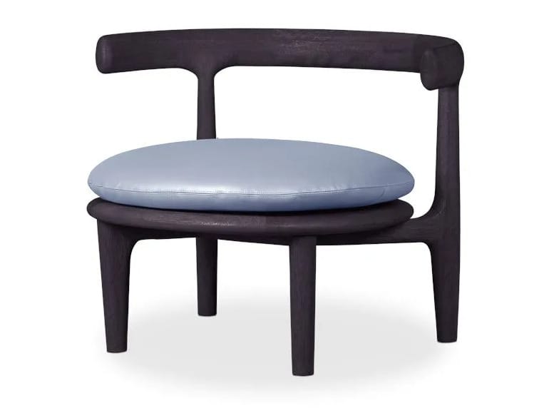 Кресло из массива дерева с мягким сиденьем Baxter Himba ARCH-00013890