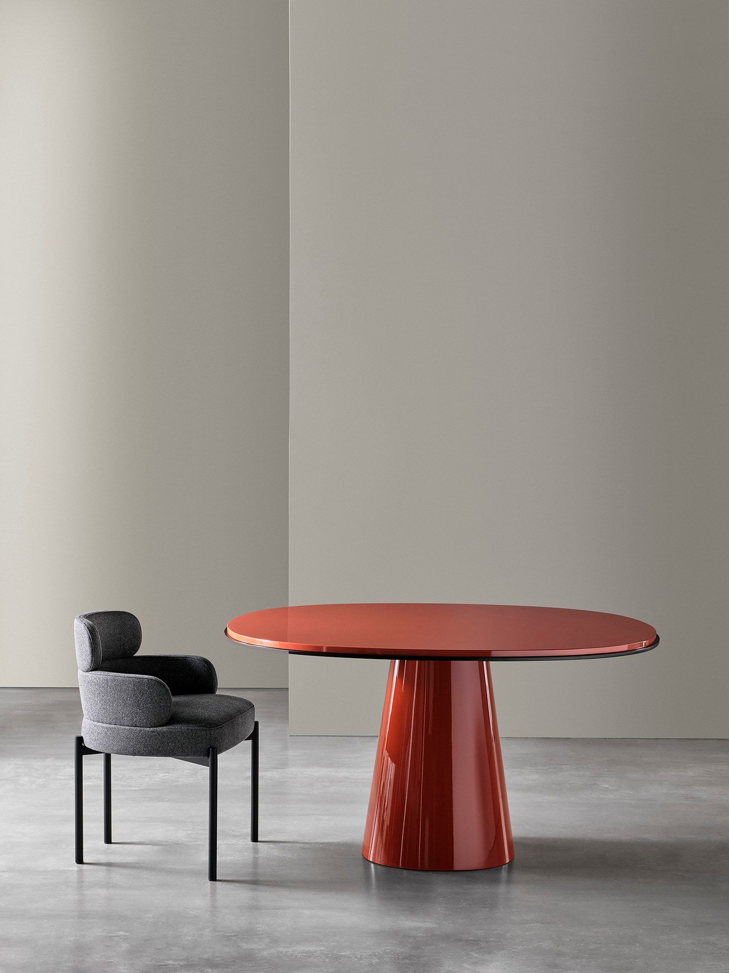 Круглый обеденный стол из натурального камня Meridiani OWEN ARCH-00038315 - Вид №4