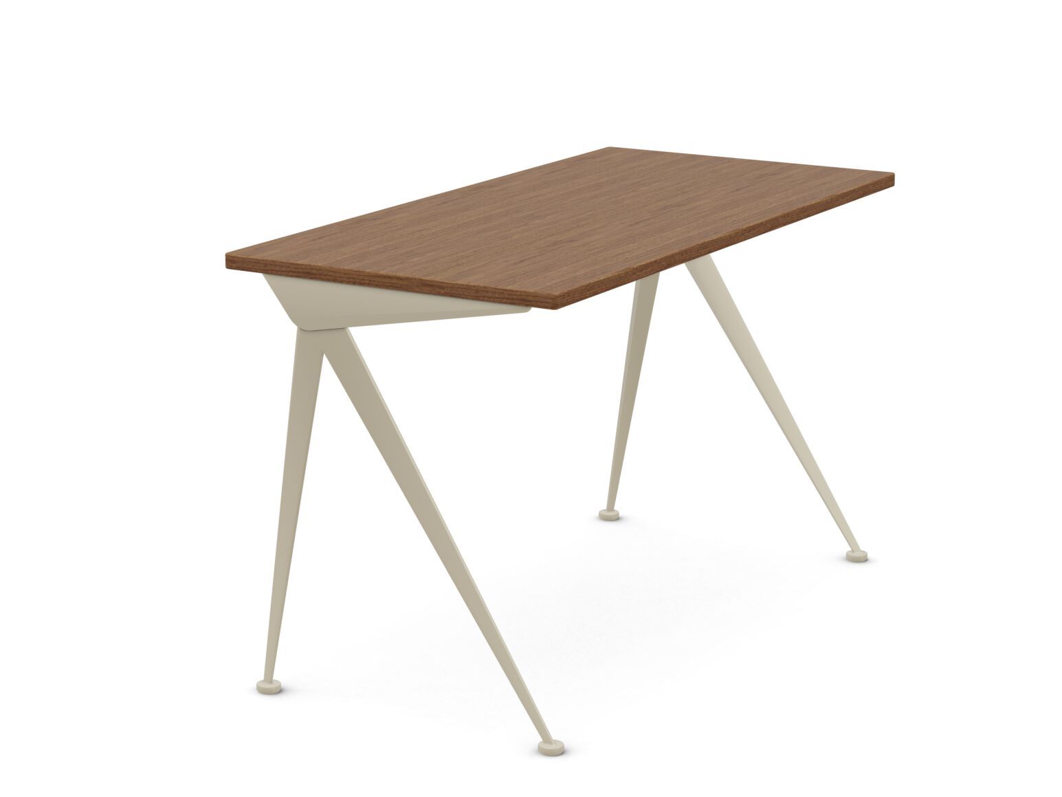 Прямоугольный стол из стали и дерева In Stock Vitra ARCH-00081755 - Вид №1