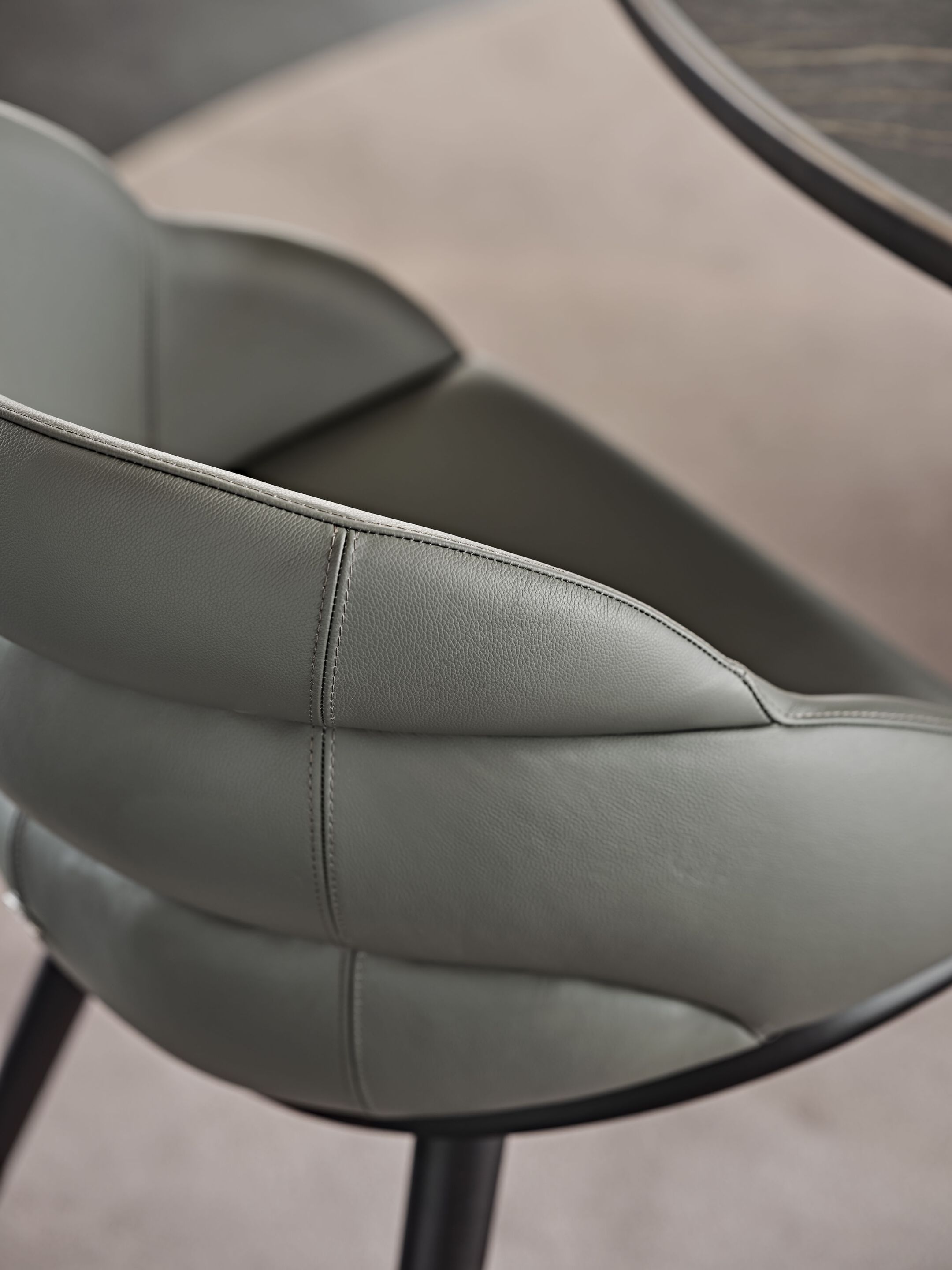 Кожаный мягкий стул с подлокотниками Cattelan italia Камилла ARCH-00051620 - Вид №7