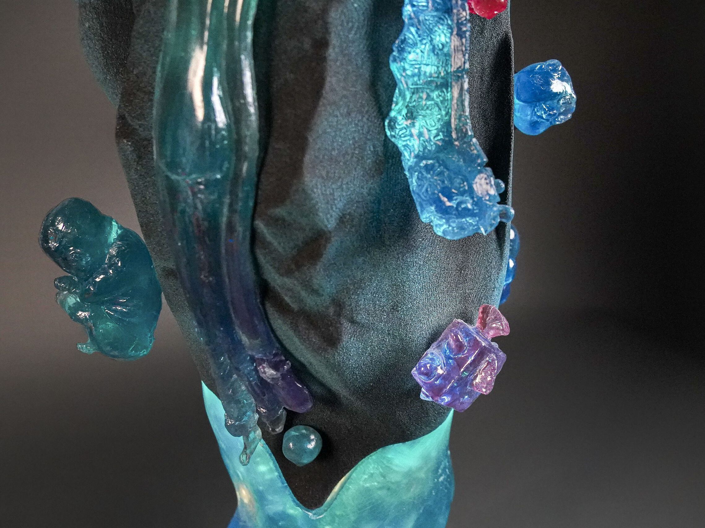 Подвесной светильник из кварцевого песка и смолы LO Contemporary Oniric ARCH-00052526 - Вид №4