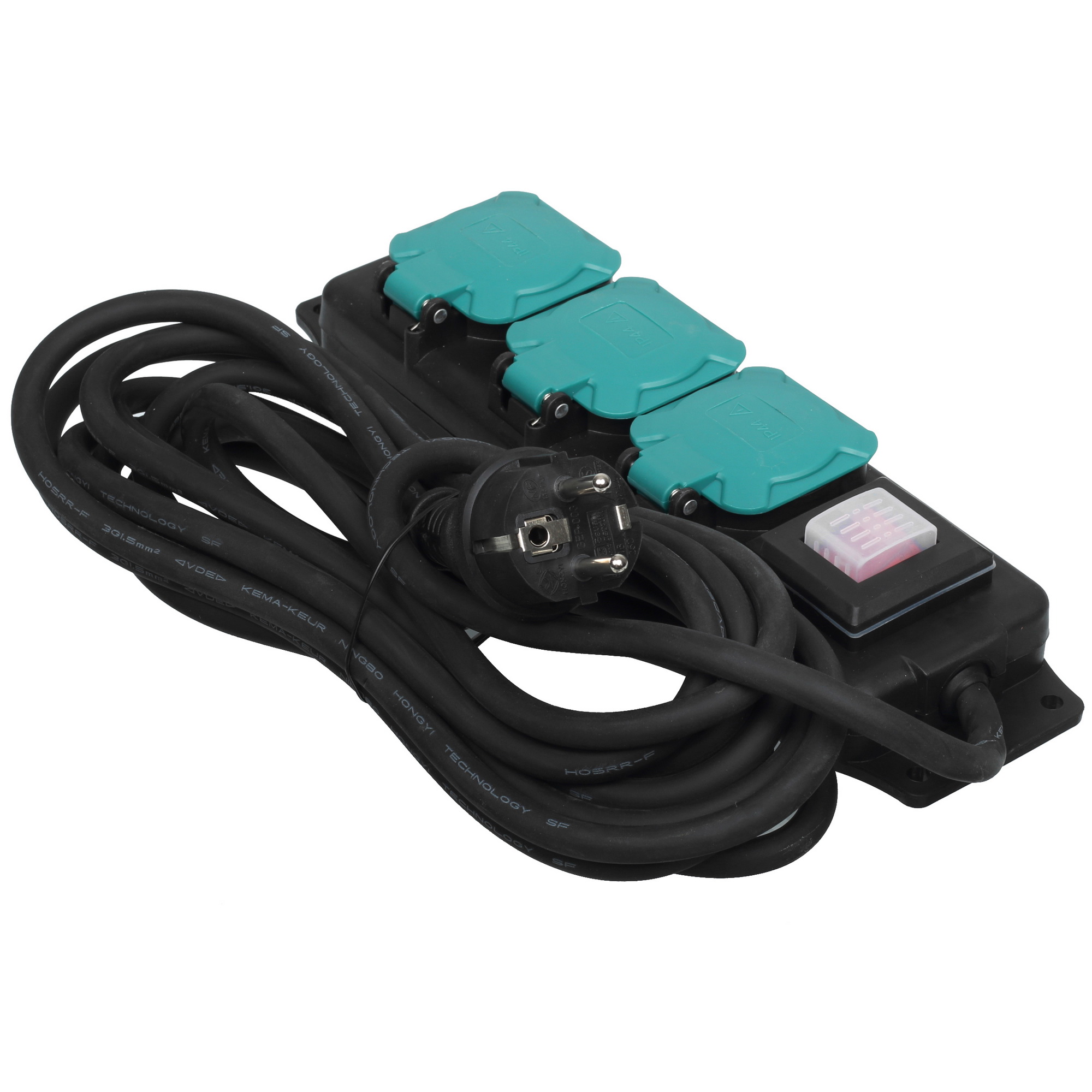 Удлинитель силовой FinePower PDS0422 черный 5086467 STDN-0054708 - Вид №3