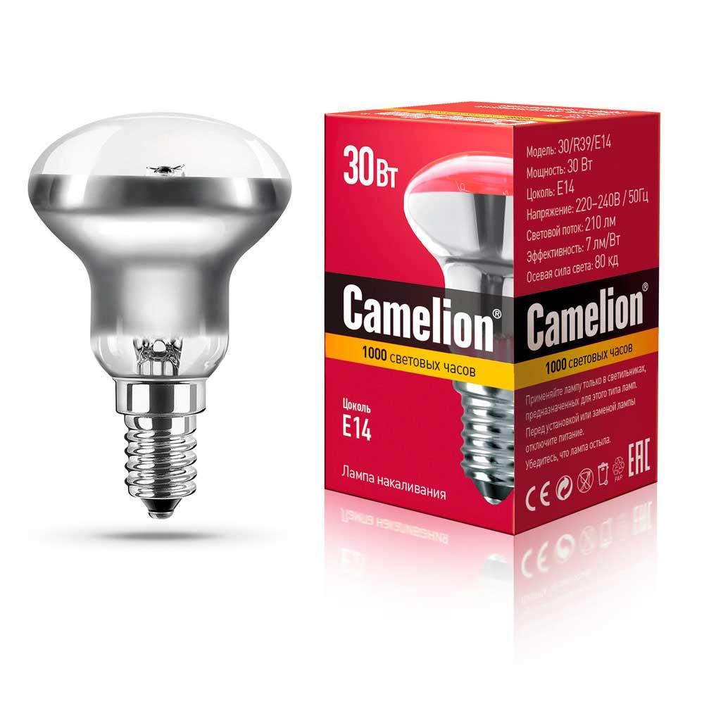 30/R39/E14 Лампа накаливания E14 30W 8976 Camelion
