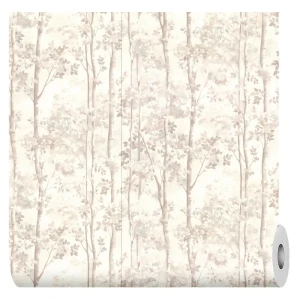 VOG COLLECTION Dforest - Флизелиновые обои с лесным узором в бежевых тонах 89394816