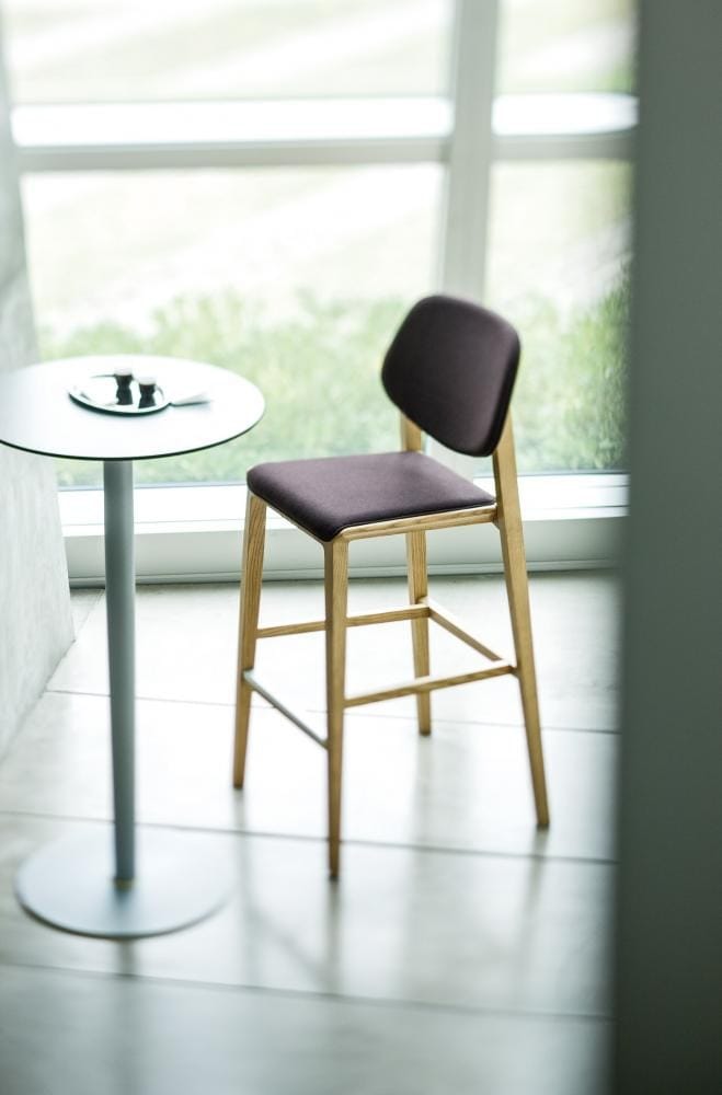 Высокий стул из ясеня со спинкой Cizeta ARCH-00119349 - Вид №2