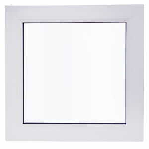 86533895 Пластиковое окно ПВХ VEKA 400х400 мм (ВхШ) глухое однокамерный стеклопакет цвет белый (с двух сторон) STLM-0069714 Santreyd