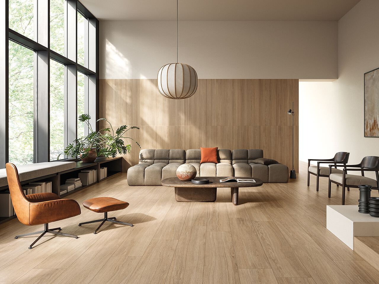 Пол / облицовка керамогранита под дерево Ceramiche Refin Wood Look ARCH-00064684 - Вид №1