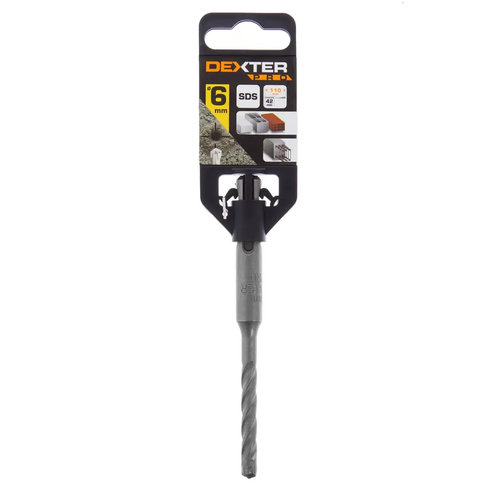 Бур по бетону SDS-plus Dexter к. Pro FD-A0007 6х42х110 мм STLM-2203223 - Вид №2