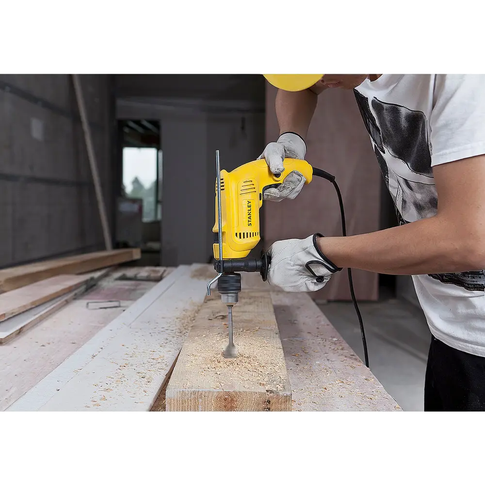 Дрель сетевая ударная Stanley SDH600, 600 Вт STLM-2195310 - Вид №10