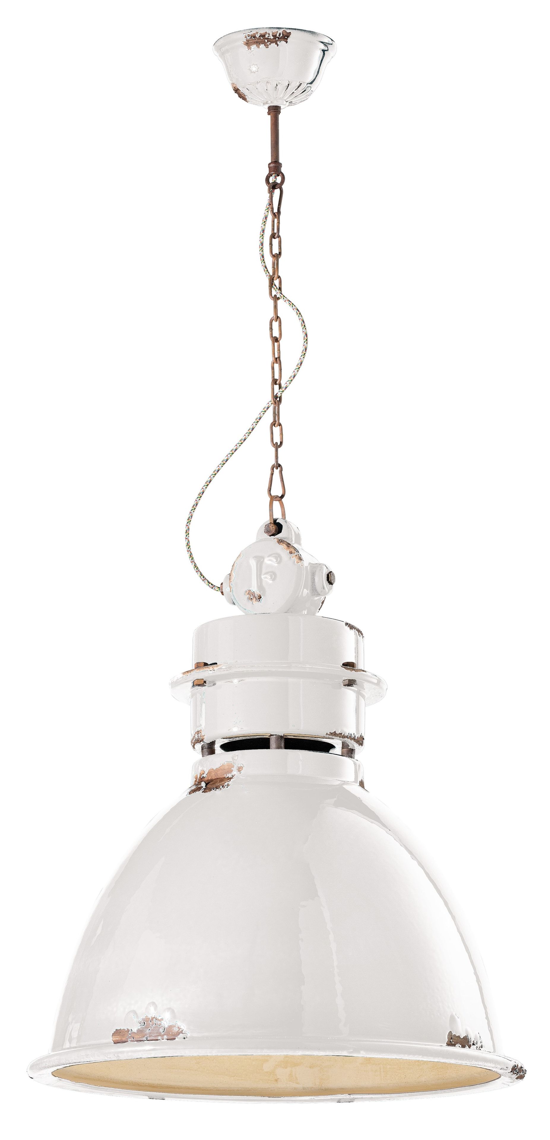 Керамический подвесной светильник в деревенском стиле FERROLUCE Industrial ARCH-00061350 - Вид №5