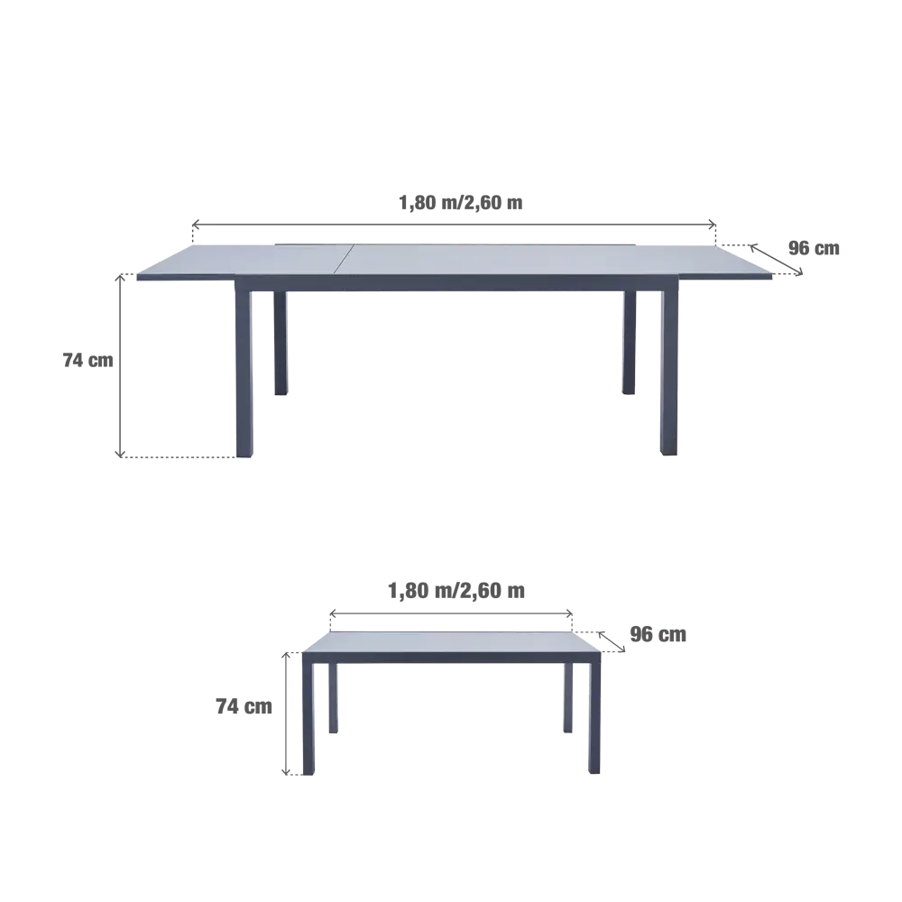 Садовая мебель NATERIAL Lyra II - раздвижной стол для семейных обедов 84494119 STLM-0953276 - Вид №36