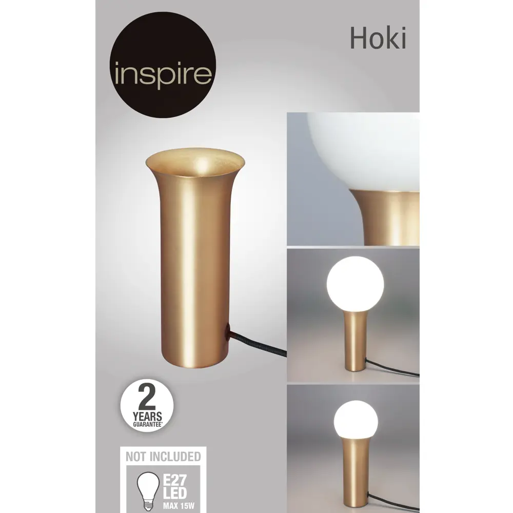 Настольная лампа Inspire Hoki, цвет латунь STLM-2056004 - Вид №8
