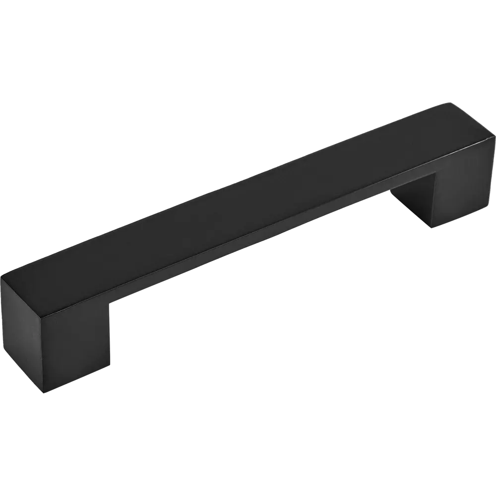 Мебельная ручка-скоба L4.024 черная 128 мм LARVIJ STLM-2028181