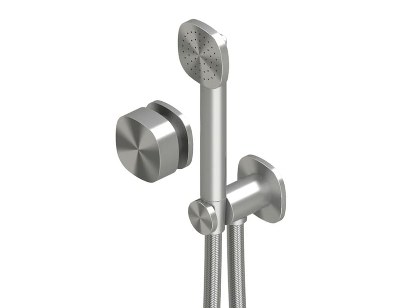 2 отверстия из нержавеющей стали однорычажный смеситель для душа с ручным душем Quadrodesign супер ARCH-00077158