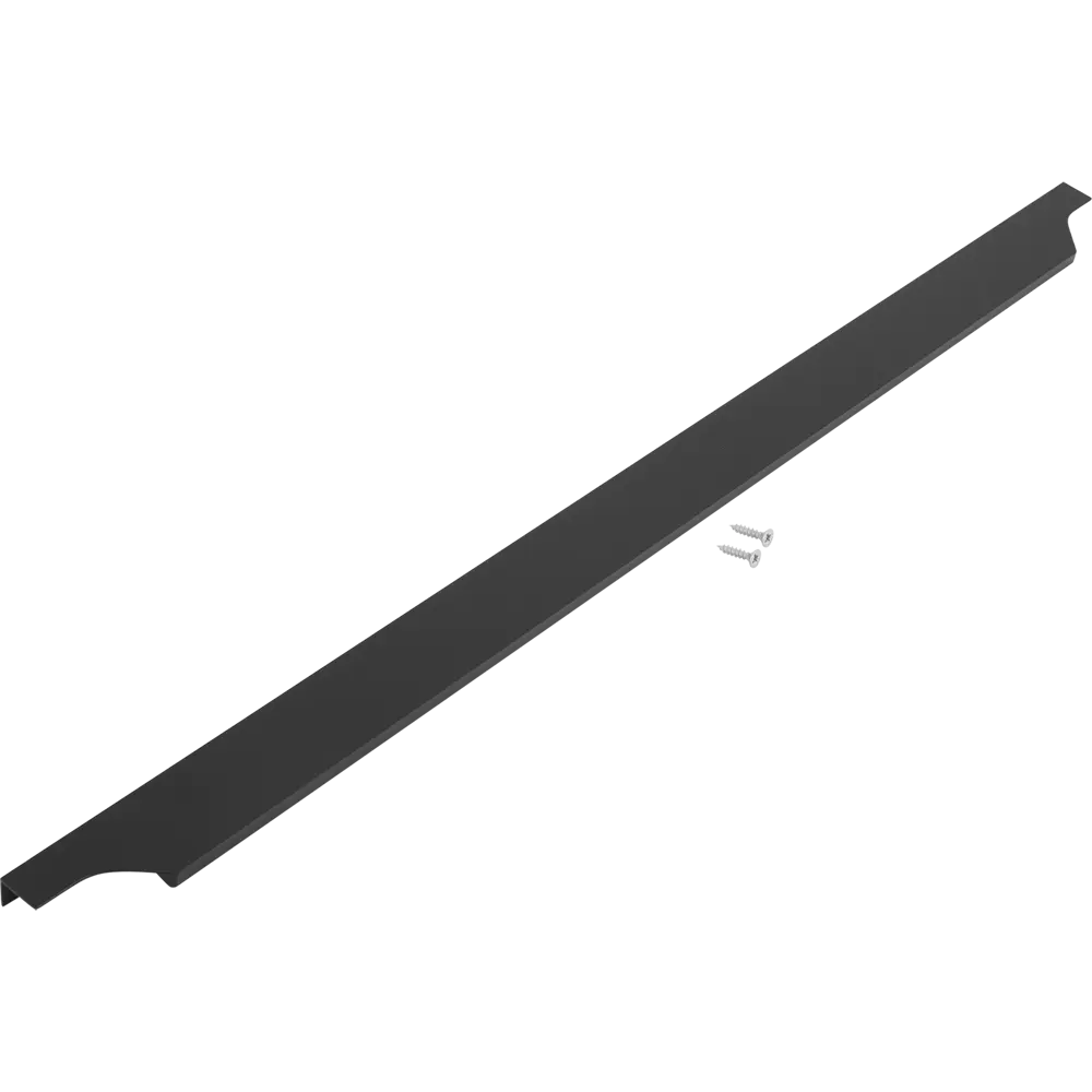 Мебельная ручка-профиль черная 696 мм Jet STLM-2198125 - Вид №2