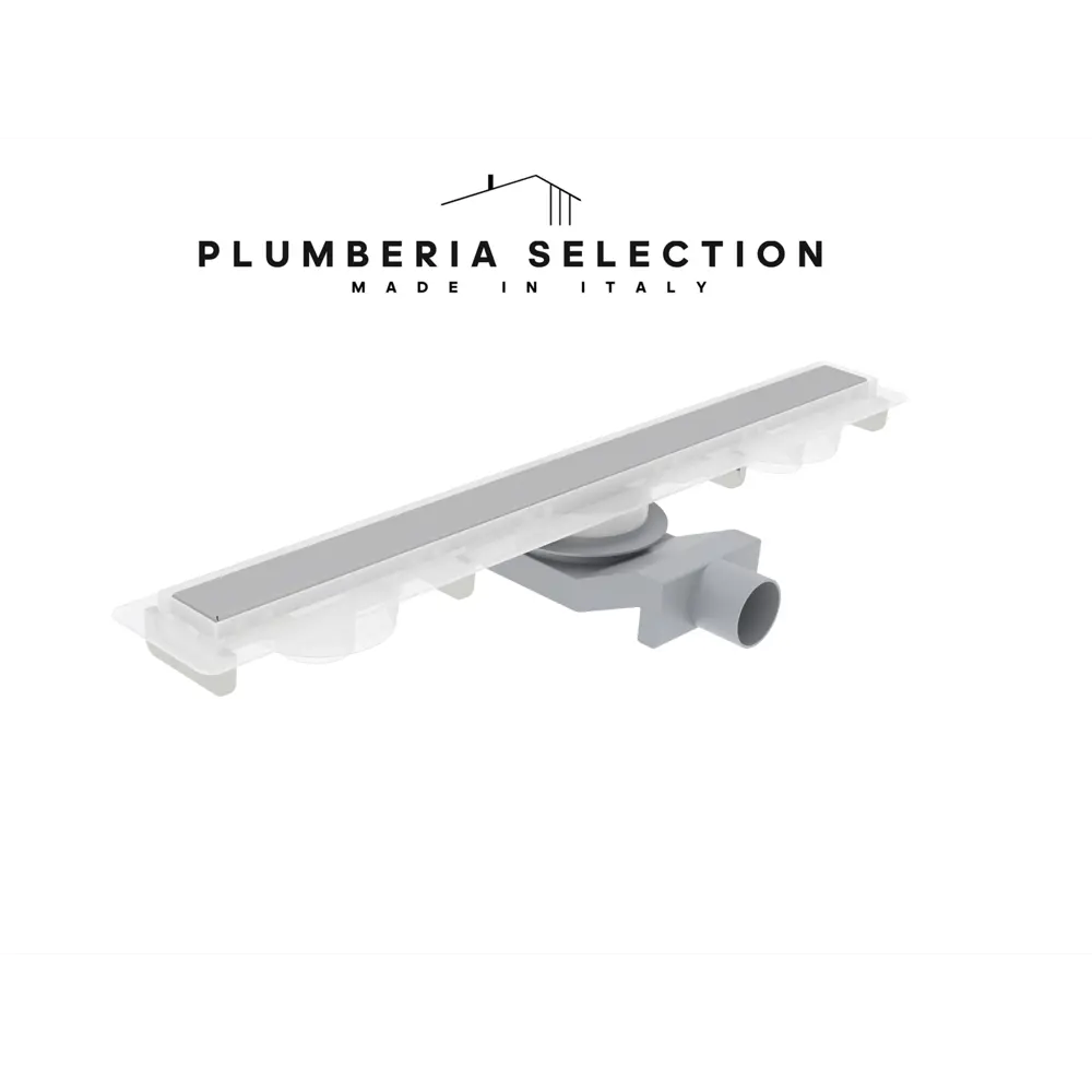 Трап для душа Plumberia selection PSM80MT комбинированный затвор 4x80 см нержавеющая сталь