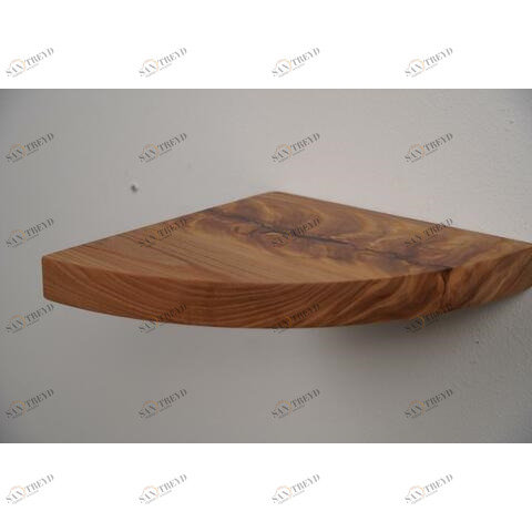 Полочка угловая из массива карагача CORNERSHELF-200K Белый ORANGE sun-id-1516967