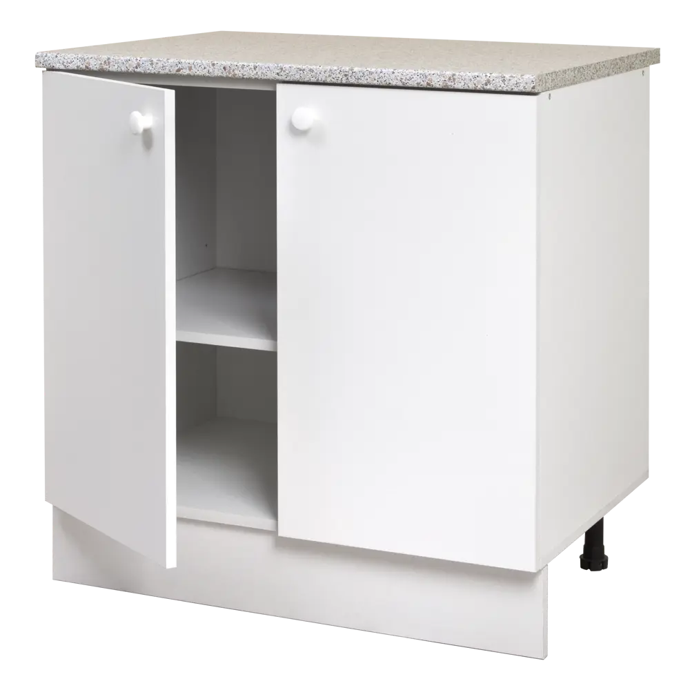 Шкаф напольный "Бэлла" 80x84x60 см, ЛДСП, цвет белый 82585024 STLM-2205297 Santreyd - Вид №1