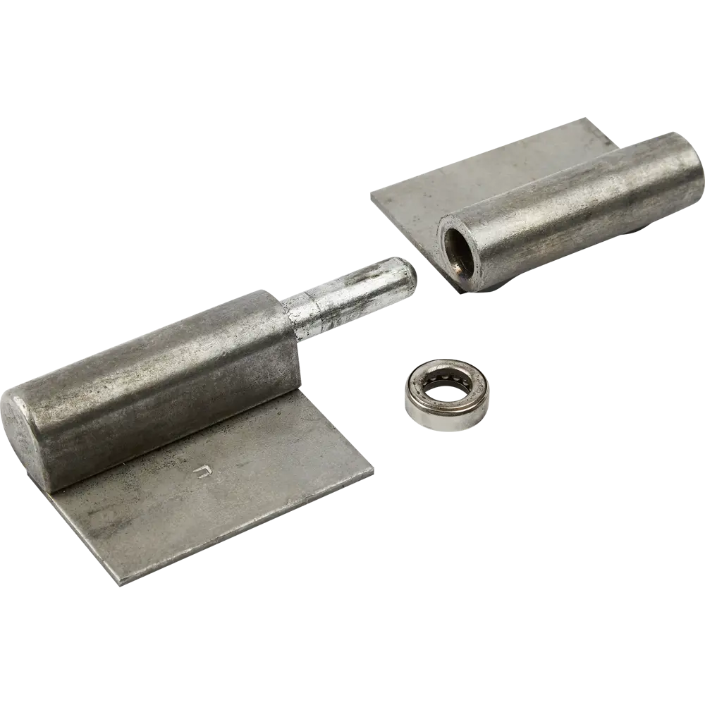 Петля гаражная правая 140x20x29 мм сталь цвет черный ЛЕВША STLM-2094104 - Вид №1