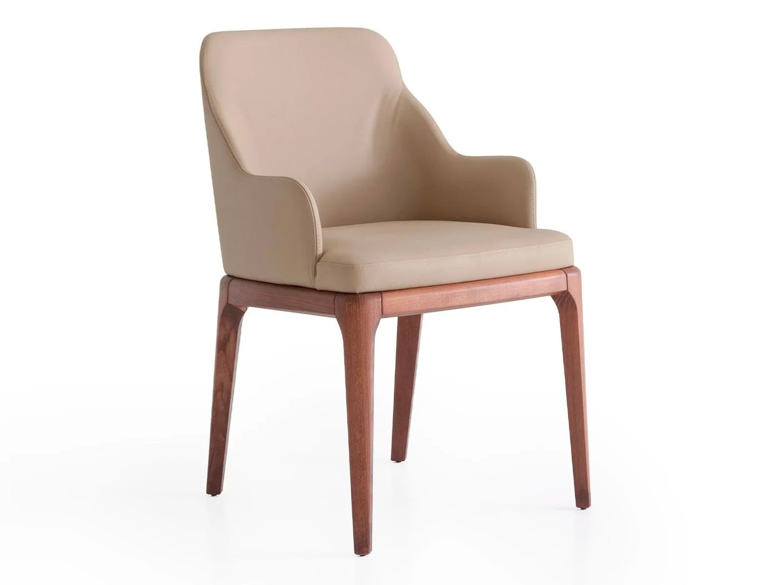 Кожаный мягкий стул с подлокотниками Morica Design Haute Couture ARCH-00086483