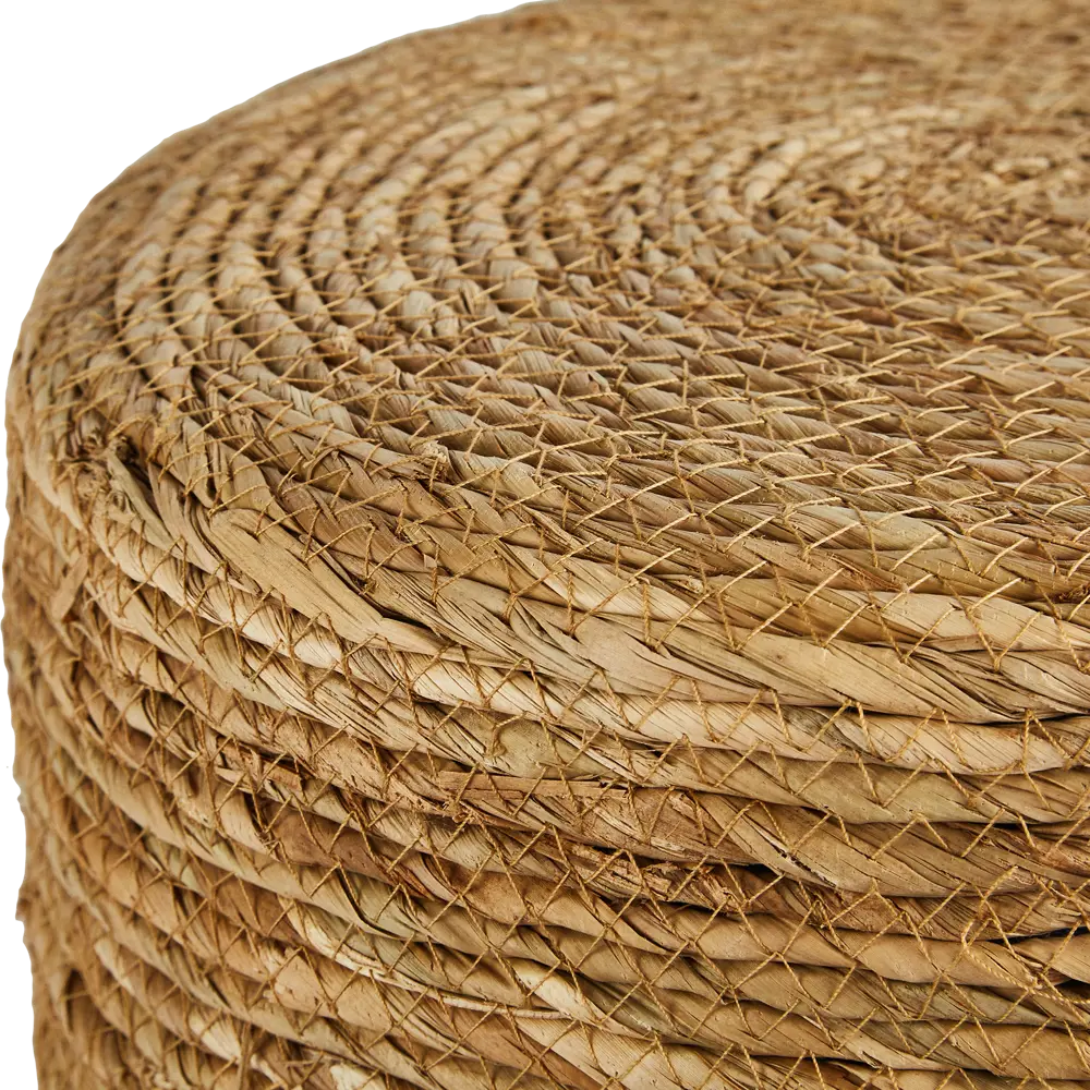 Пуф с плетеной обивкой Atmosphera коричневый 34x41.5 см STLM-2203367 - Вид №3