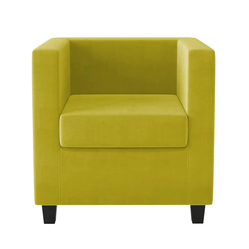 Кресло полиэстер Seasons Корса 73x65x73 см цвет желтый STLM-2027015 - Вид №1