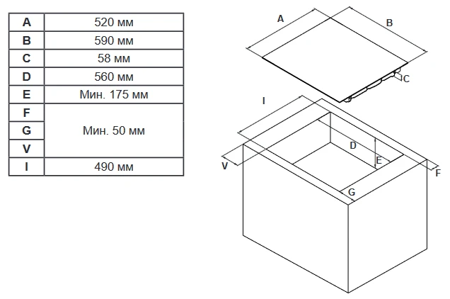 9280245 Духовой шкаф электрический Simfer B6ES58016 + Варочная поверхность индукционная Simfer H60I74S006 STDN-0121239 - Вид №17