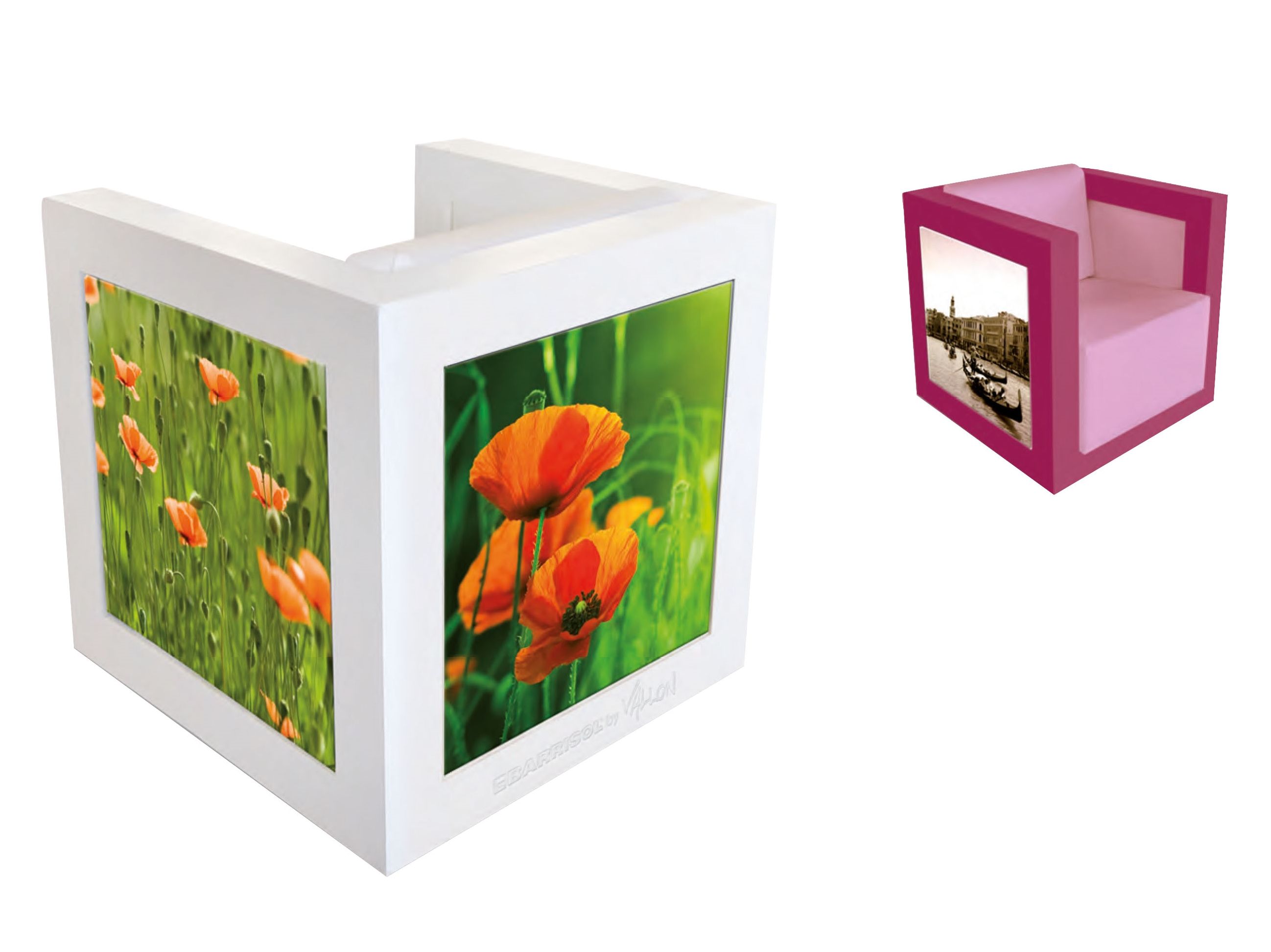 Светящееся кресло из ПВХ с подлокотниками BARRISOL BARRISOL® ARCH-00045408 - Вид №3