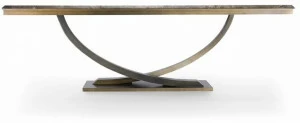 HUGUES CHEVALIER Стол обеденный прямоугольный из лакированного металла Haussmann Lid 1618