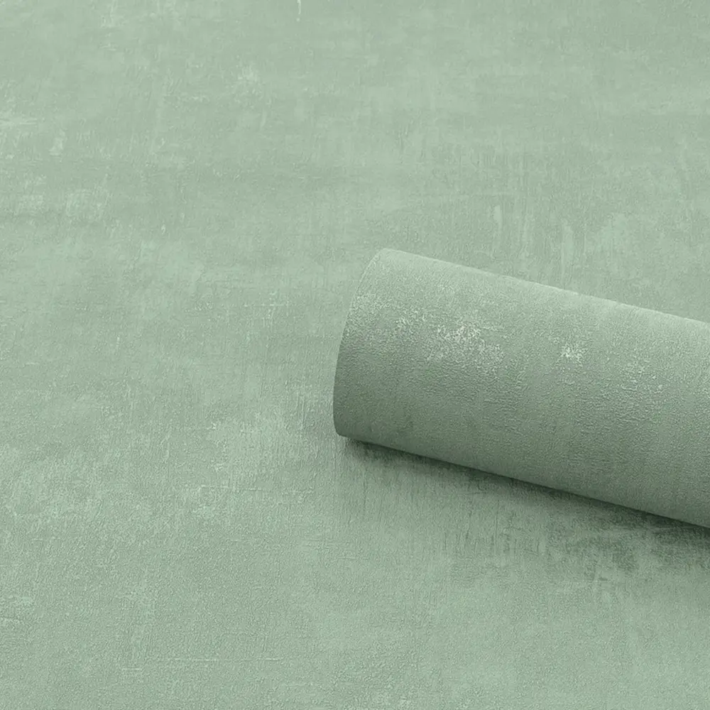 Обои флизелиновые KREAFORTA Plaster зеленые 1.06 м 60358-17 STLM-2078705 - Вид №4