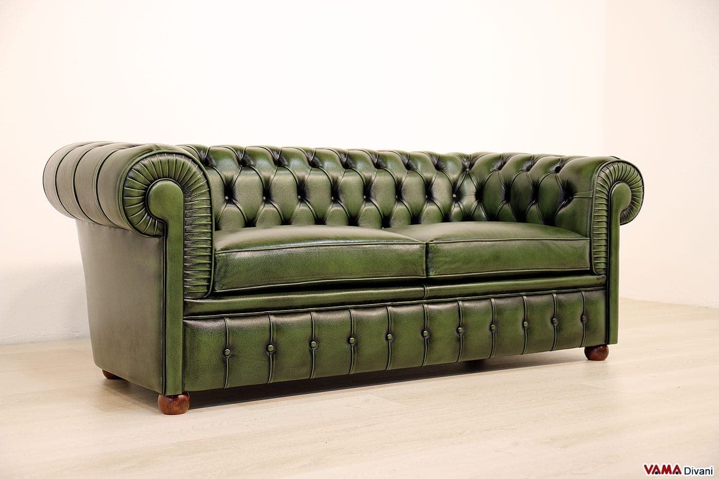 2-местный кожаный капитонный диван VAMA CHESTERFIELD ARCH-00056531 - Вид №3