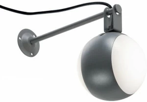 SOVIL Настенный светодиодный светильник для улицы из алюминия и опаловой смолы