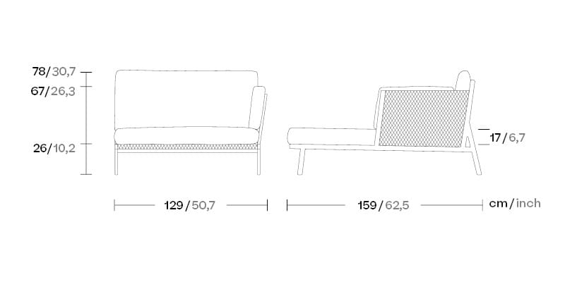 Ткань сад кровать Kettal Vieques ARCH-00132080 - Вид №5
