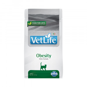 ПР0050273 Корм для кошек Vet Life Natural Diet при ожирении сух. 400г Farmina
