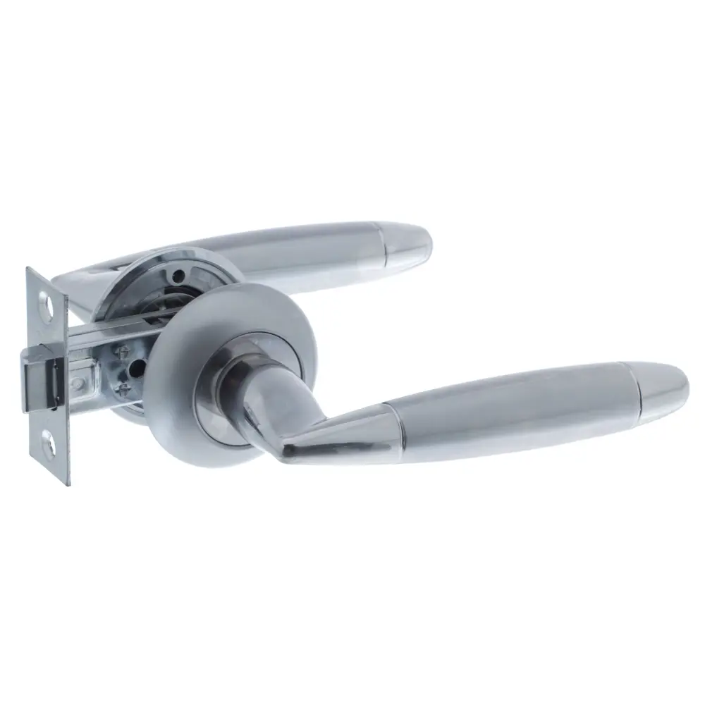 Комплект дверных ручек Inspire ZCL №2 53-L1/S1 без запирания, цвет хром STLM-2065158 - Вид №1