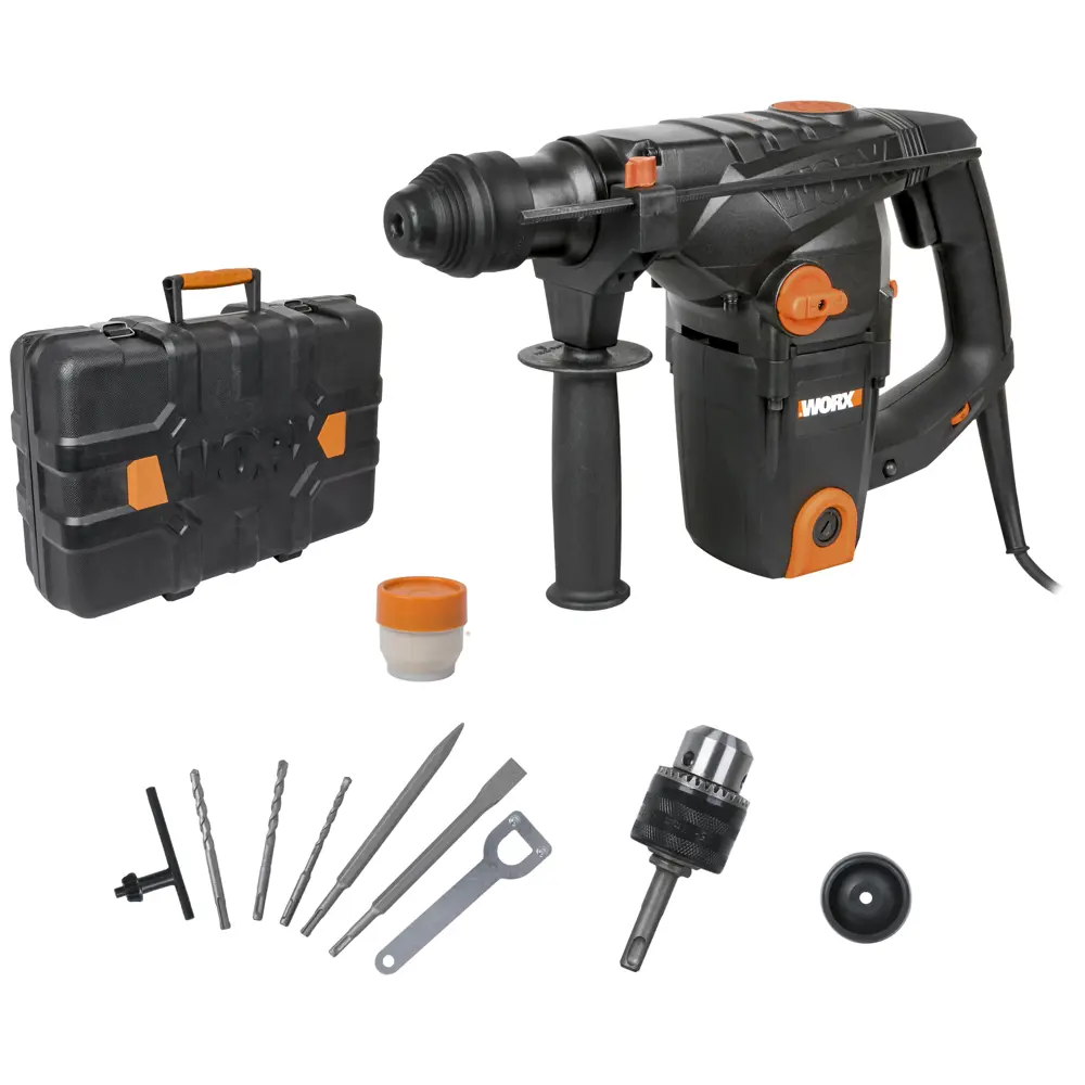 Перфоратор WORX WT344 SDS-plus 1250 Вт с антивибрационной системой 88279280 STLM-0077126 - Вид №14