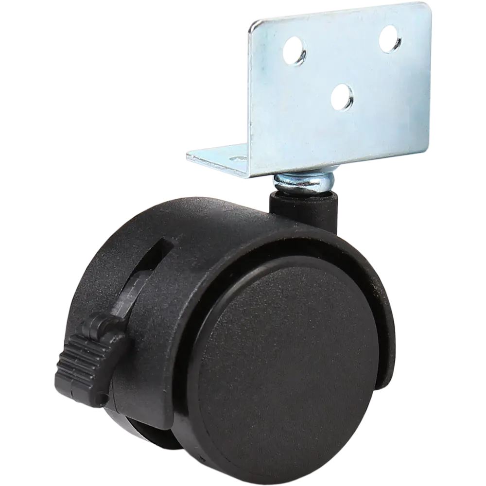 LARVIJ — Поворотное колесо с тормозом для мебели, 40 мм, до 50 кг 82584878 STLM-0030648