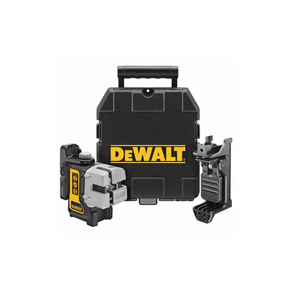 Уровень лазерный Dewalt DW089CG-XJ зеленый луч, дальность до 20 м STLM-2067386