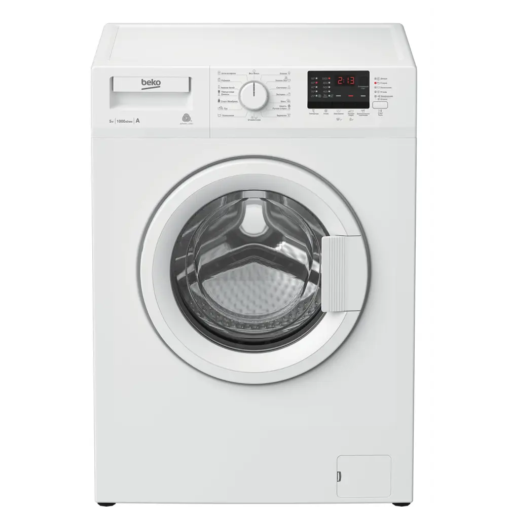 Стиральная машина Beko WRE55P2BWW 60x84x41.5 см, 5 кг, цвет белый