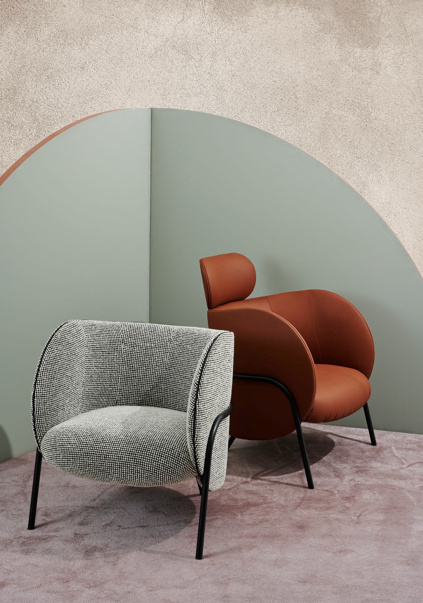 Тканевое кресло с подлокотниками SP01 Royce ARCH-00062870 - Вид №6