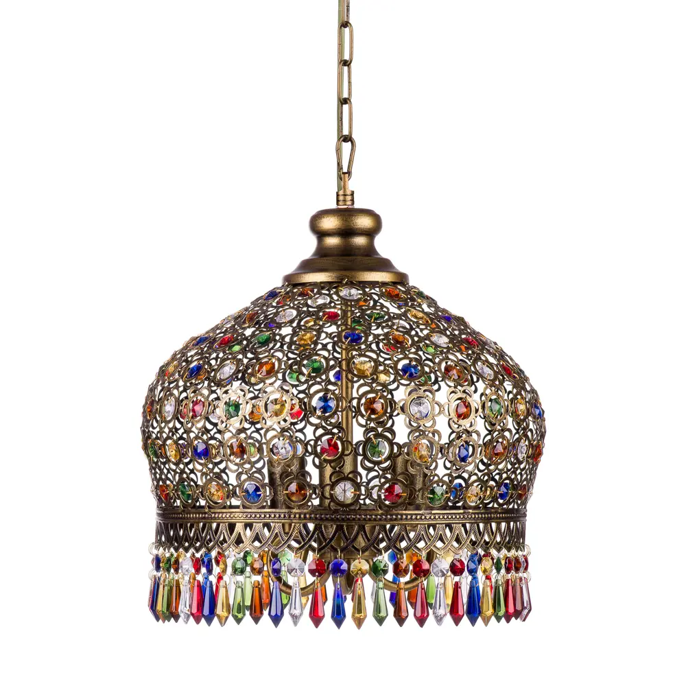 Подвес Lumin`arte Arabika-1, 3xE27x60 Вт, металл, цвет бронза/мультиколор LUMIN ARTE STLM-2200466 - Вид №1