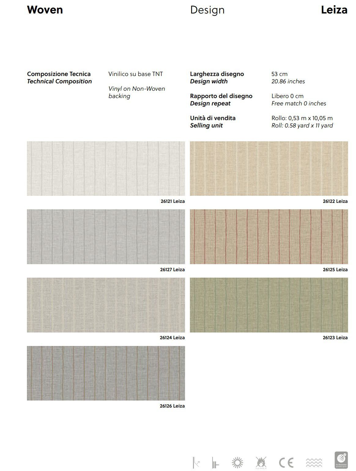 Полосатые обои Jannelli&Volpi ALTAGAMMA WOVEN ARCH-00139774 - Вид №2