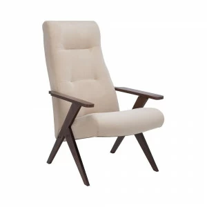 Кресло с деревянными подлокотниками орех Leset Tinto Ophelia 1 IMPEX ДИЗАЙНЕРСКИЕ 00-3967043 Бежевый;коричневый