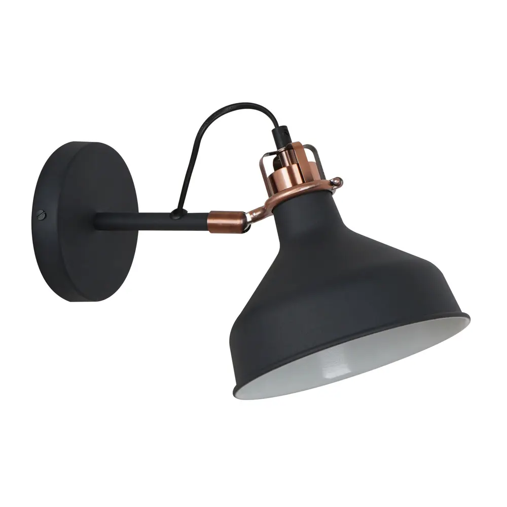 Бра Amsterdam WML-425 1xE27x40 Вт металл цвет чёрный 82055323 STLM-2072586 CAMELION  - Вид №11