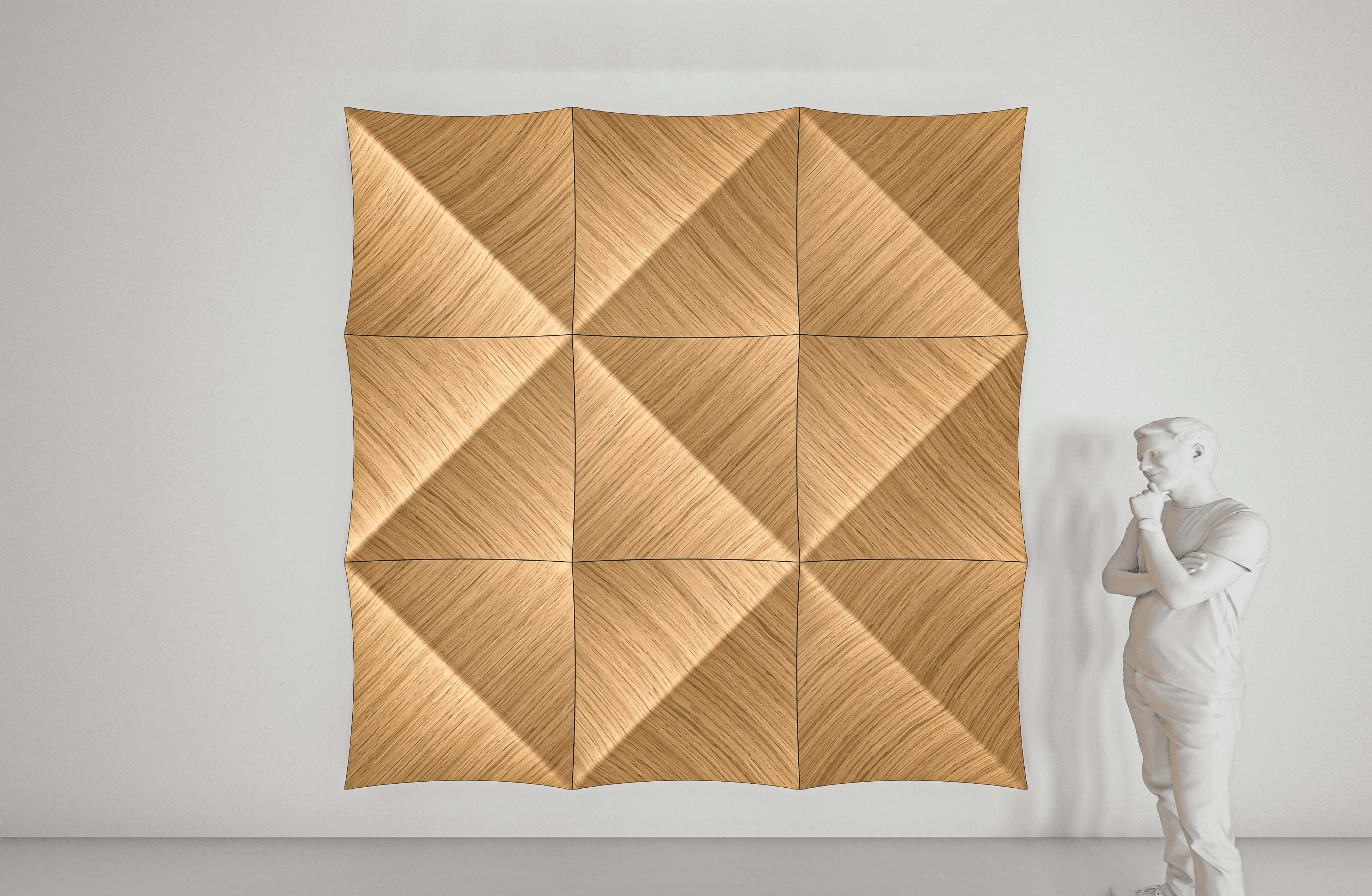 Деревянная настенная художественная композиция MOKO ALPHA ARCH-00023008 - Вид №13