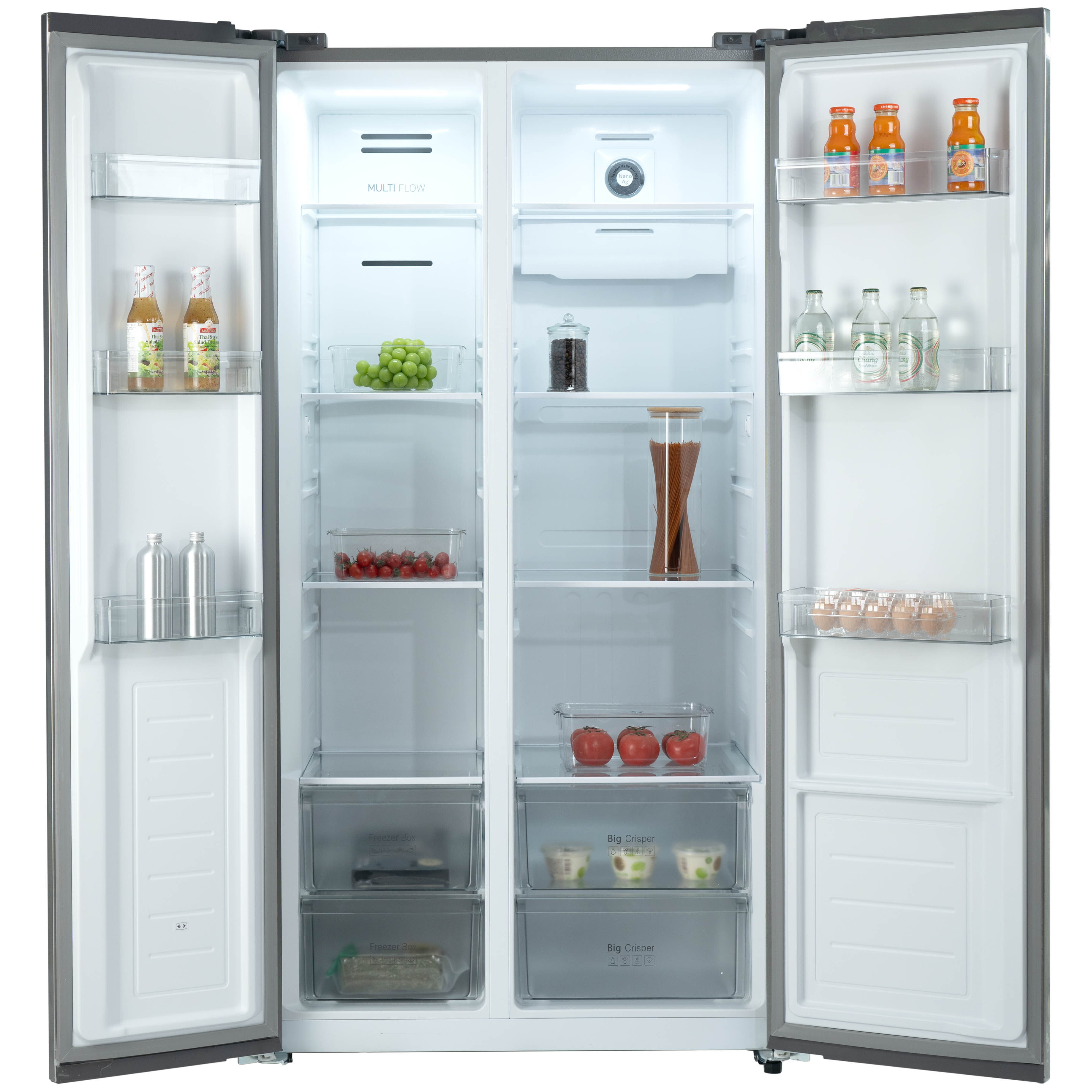 9173435 Холодильник Side by Side   Бирюса SBS 541 TBG черный STDN-0009908 - Вид №2